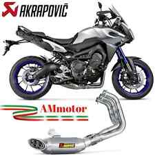 Akrapovic Yamaha Tracer 900 2016 Scarico Completo Per Moto Racing Line Titanio