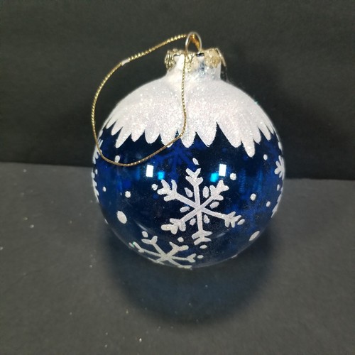 Ornamento sfera vetro vacanza