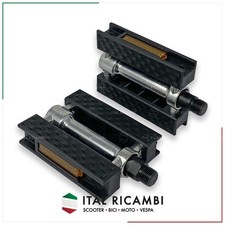 COPPIA PEDALI BICI R SPORT VINTAGE RETTANGOLARI FRENI BACCHETTA CONDORINO CATARI