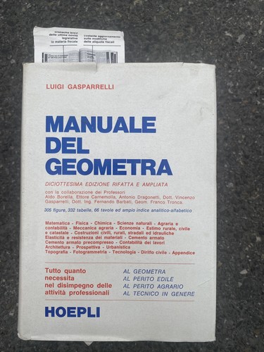 Manuale del geometra - geometra, hoepli