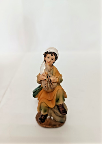Bambino con zampogna - zampogna, cm