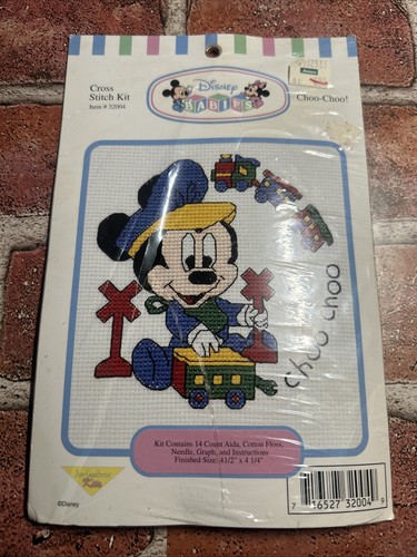 Kit punto croce disney babies - kit,
