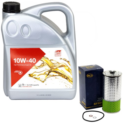 Kit olio motore - 10w-40, litri