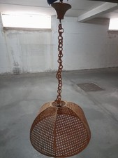 Lampadario Vintage In Vimini