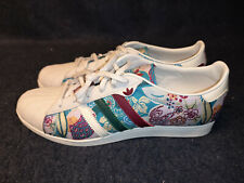 ADIDAS SUPERSTAR SLEEK W RARE - FLOWER TEXTURE - US 9.5 EUR 42 E9 ZZ