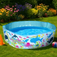 Piscina a parete rigida XXL facile riempimento - raffreddamento per animali domestici - viaggio in famiglia pieghevole - taglia jumbo