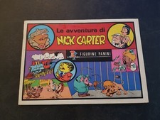 ALBUM FIGURINE PANINI LE AVVENTURE DI NICK CARTER 1972 - COMPLETO OTTIMO