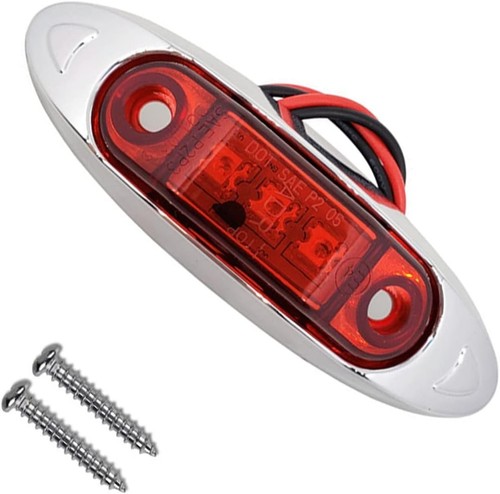 Luce led laterale rosso - luce,