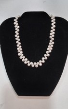 Collana vintage bottone perle - vintage,