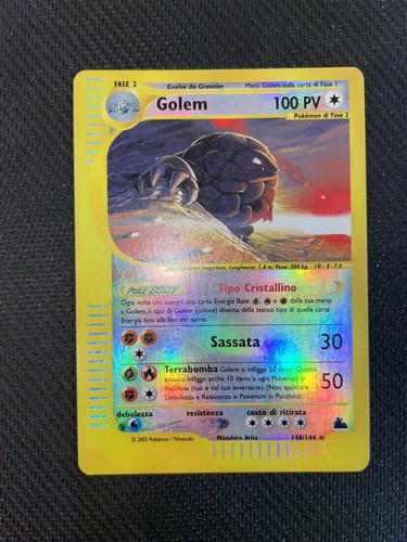 Golem crystal reverse holo - golem,