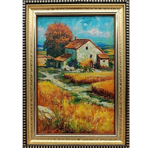 Dipinto olio natura estiva