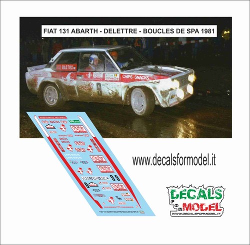 Decals fiat 131 - decals, abarth