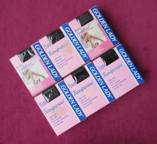 NUOVO 6x collant neri taglia 1