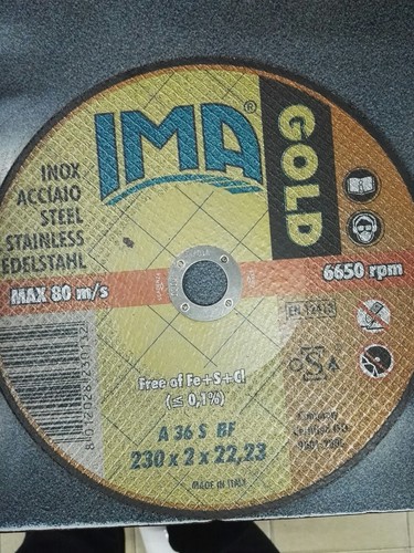 Disco ima gold troncatrice - gold,