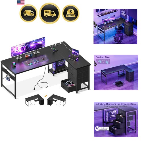 Scrivania gaming forma l - di,