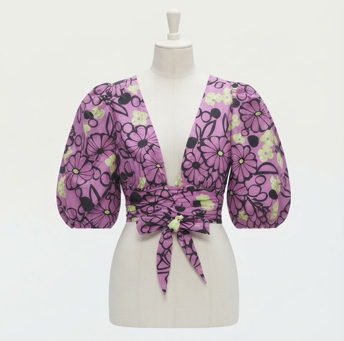 Top zara rosa - top, crop