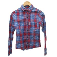 Camicia di lino BLU BLU manica