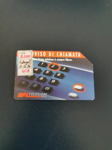 Scheda telefonica telecom - scheda, r2