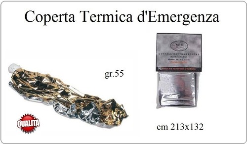 Telo coperta fil emergenza - in,