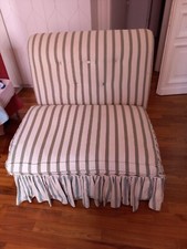 Poltrona letto singolo bianca