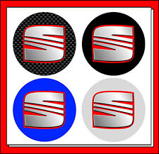 adesivi Tipo SEAT per cerchi auto 4 PEZZI