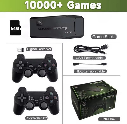 Console retro fire stick 10000 - stick,