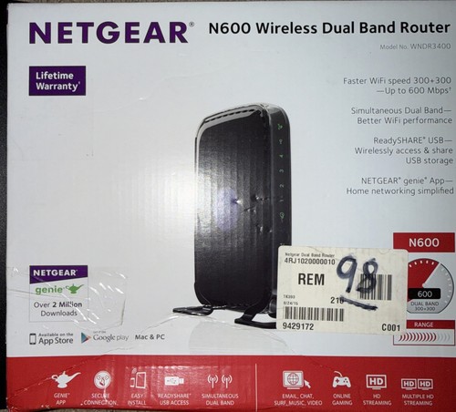 Netgear n600 router wireless - router,