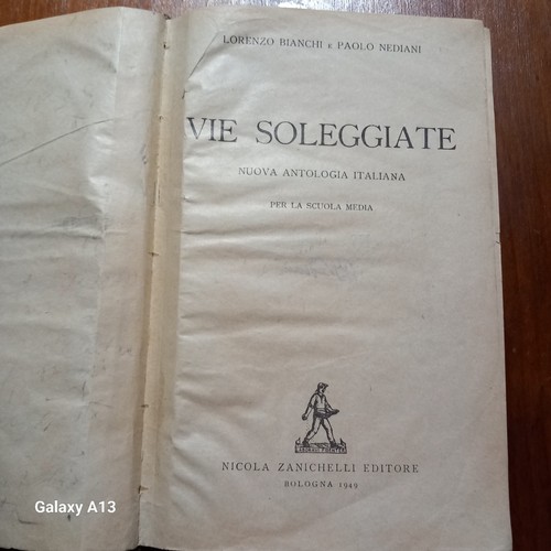 Rara antologia italiana - italiana,