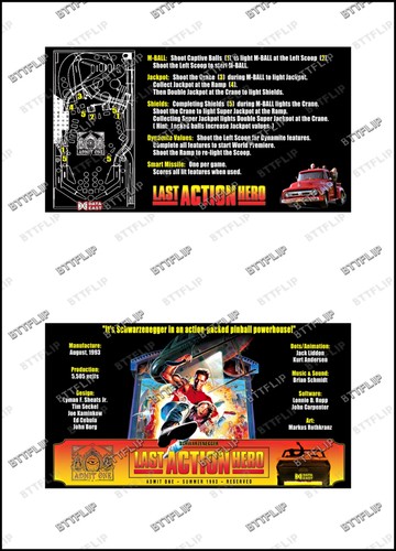 Data east last action hero - action,