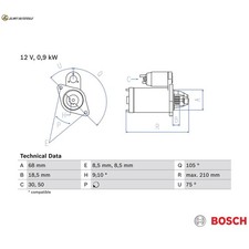 AVVIAMENTO 0 986 017 120 PER