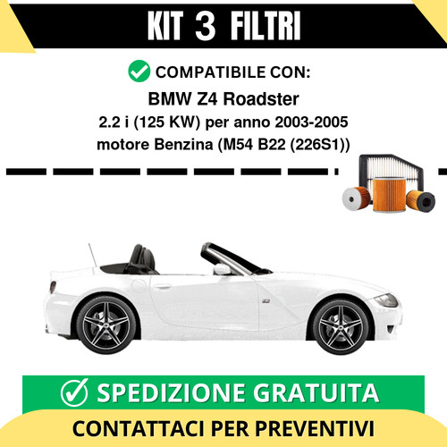 Kit filtri risparmio per bmw - 3,