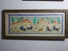 QUADRO Dipinto a rilievo"Scena