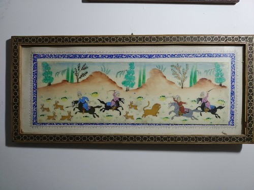 Quadro dipinto rilievo scena - dipinto, rilievo"scena