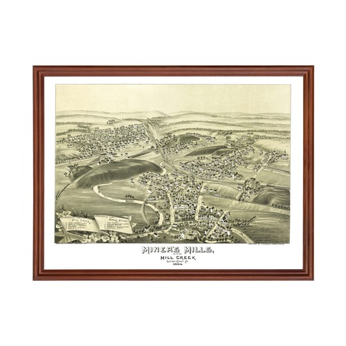 Vecchia mappa miner - mappa, miner's