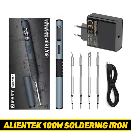 Alientek t80p 100w usb - alientek, usb-c