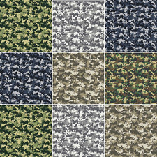 Tessuto mimetico 100% cotone