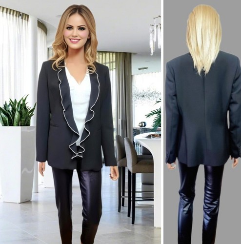 Zara blazer uk12 - uk12, nero
