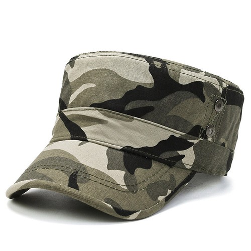 Uomo stile militare piatto - stile,