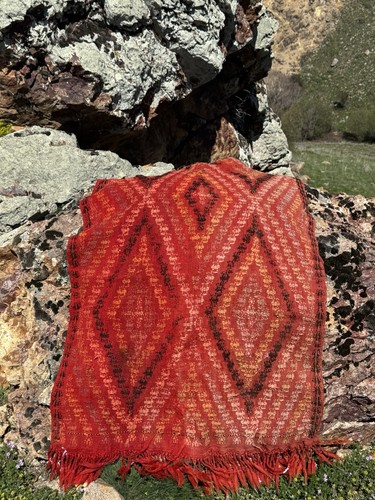 Splendido tappeto kilim rosso - kilim,