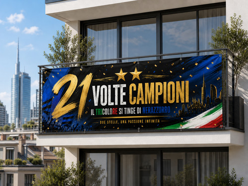 Striscione inter celebrativo - striscione,