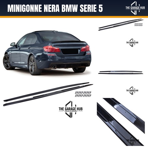 Minigonne nera lucida per bmw - nera,