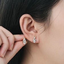 Orecchini 1,0 ct taglio ovale