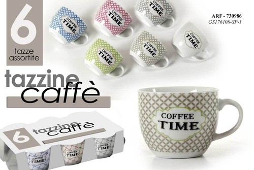 Set tazzine caffè tazza - 6,