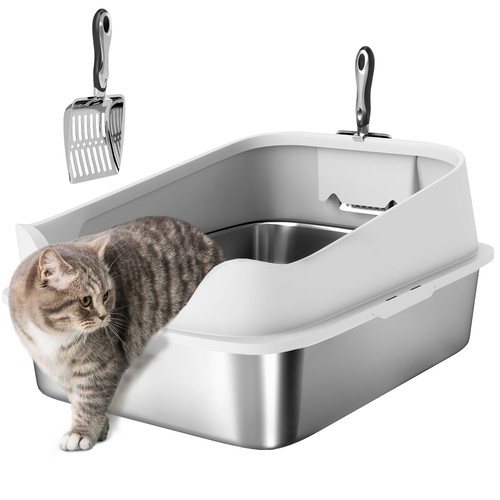 Pawhut lettiera per gatti - xl,