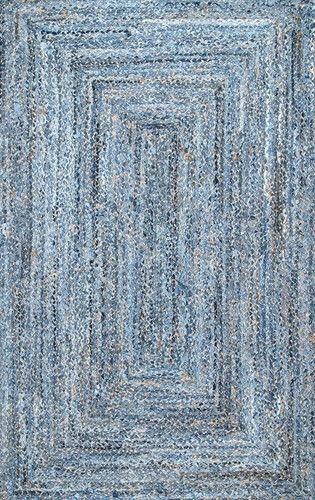 Tappeto denim juta - , intrecciato