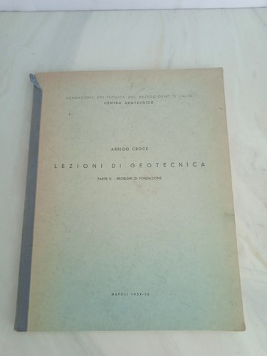 Libro lezioni geotecnica - libro, di