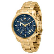 Orologio Maserati Crono Quadrante Blu Colore Oro ref  R8873621021