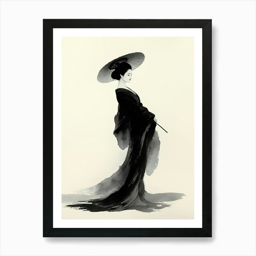 Geisha stampa artistica con - geisha, 2