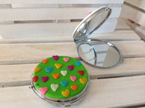 Specchietto borsa base verde - borsa,