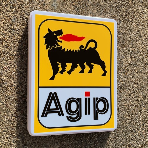 Agip led illuminated - light, box